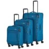 Travelite Chios 4 Roulettes Set De Valises 3 Pièces