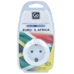 GO TRAVEL Adaptateur Euro-South Africa 5,5 Cm