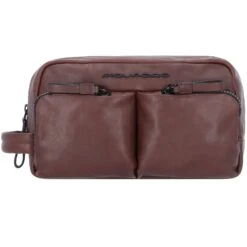 Piquadro Harper Trousse De Toilette Cuir 23 Cm