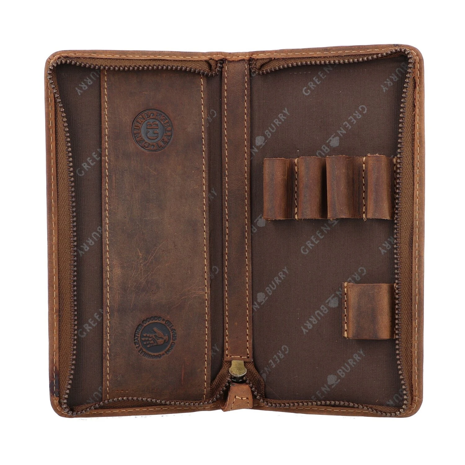 Étui à Crayons Vintage En Cuir 8,5 Cm 5 Étui à Crayons Vintage En Cuir 8,5 Cm – Image 5