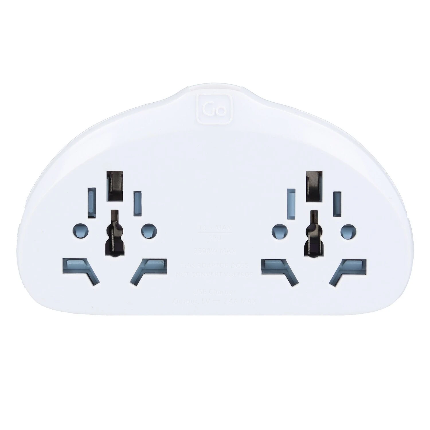 GO TRAVEL Adaptateur Duo Mondial USB Europe 1 GO TRAVEL Adaptateur Duo Mondial USB Europe