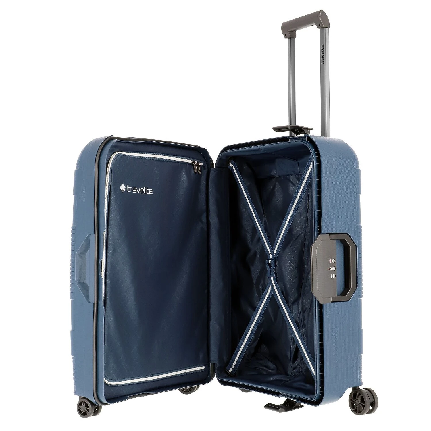 Travelite Korfu 4 Roulettes Set De Valises 3 Pièces 6 Travelite Korfu 4 Roulettes Set De Valises 3 Pièces – Image 6