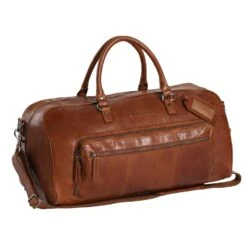 Antique Buff Mainz Weekender Sac De Voyage Cuir 53 Cm